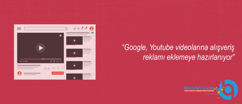 Google, Youtube videolarına alışveriş reklamı eklemeye hazırlanıyor