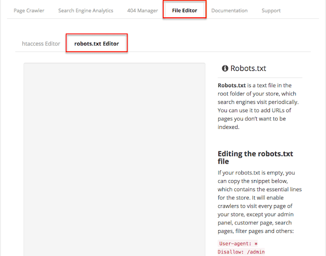 Gereksiz OpenCart Sayfaları için İndekslemeyi Devre Dışı Bırakın - Opencart SEO Nedir?