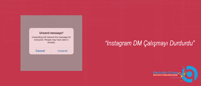 ÇÖZÜM Instagram DM Çalışmayı Durdurdu