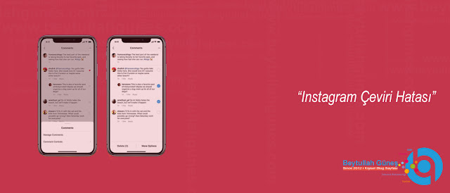 ÇÖZÜM Instagram Çeviri Hatası