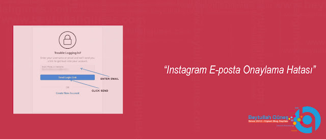 ÇÖZÜM Instagram E-posta Onaylama Hatası
