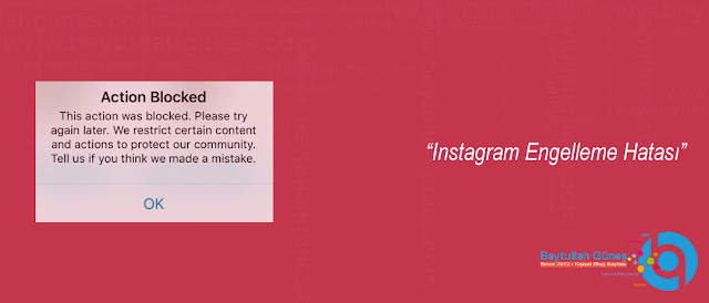 ÇÖZÜM Instagram Engelleme Hatası