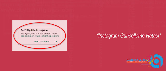 ÇÖZÜM Instagram Güncelleme Hatası