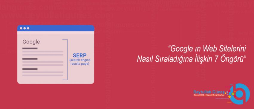 Google ın Web Sitelerini Nasıl Sıraladığına İlişkin 7 Öngörü