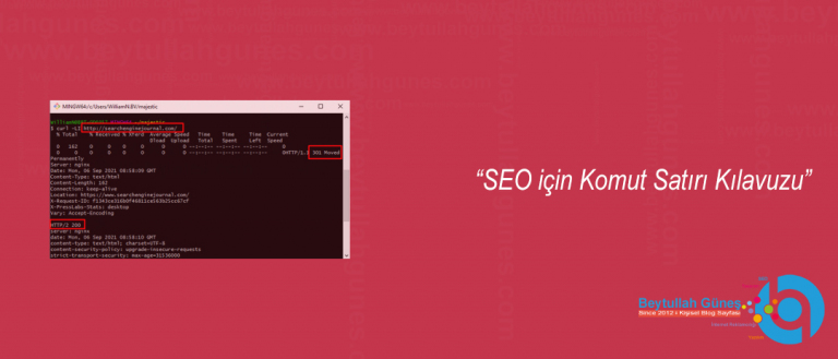 SEO Komut Satırı Kılavuzu