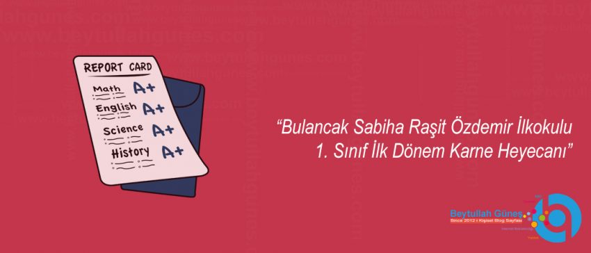 Bulancak Sabiha Raşit Özdemir İlkokulu 1. Sınıf İlk Dönem Karne Heyecanı