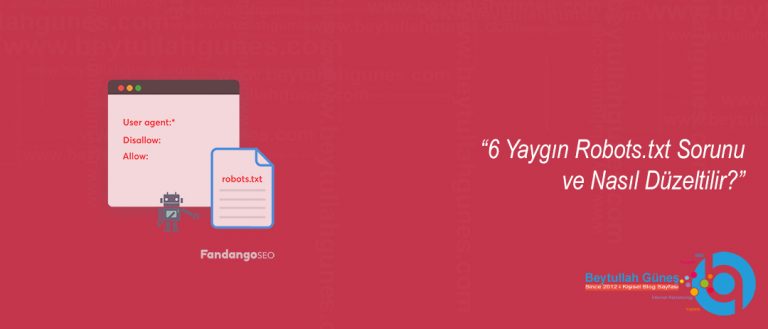 6 Yaygın Robots.txt Sorunu ve Nasıl Düzeltilir?