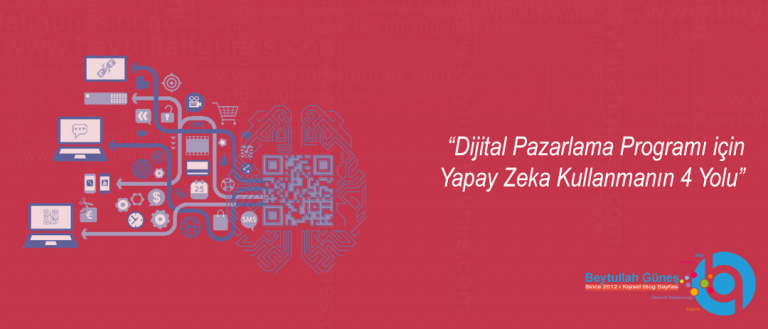Dijital Pazarlama Programı Yapay Zeka Kullanmanın 4 Yolu