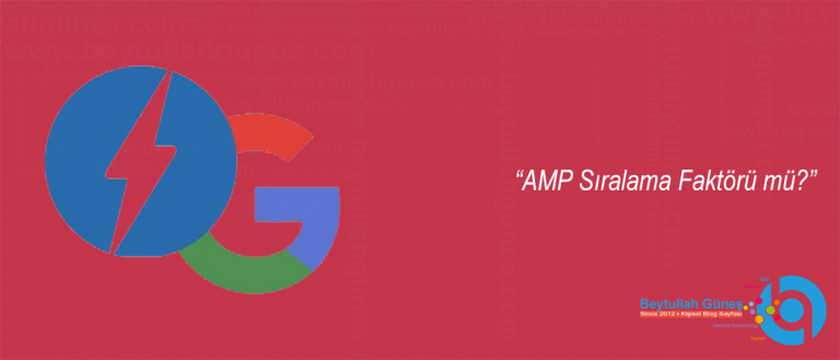 AMP Sıralama Faktörü mü?
