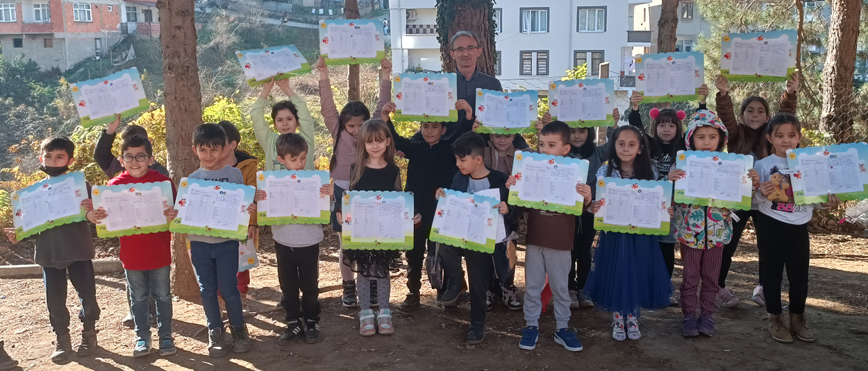 Sabiha Raşit Özdemir İlkokulu 2023 İlk Dönem Karne Heyecanı