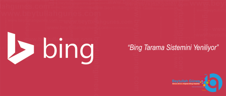 Bing Tarama Sistemini Yeniliyor