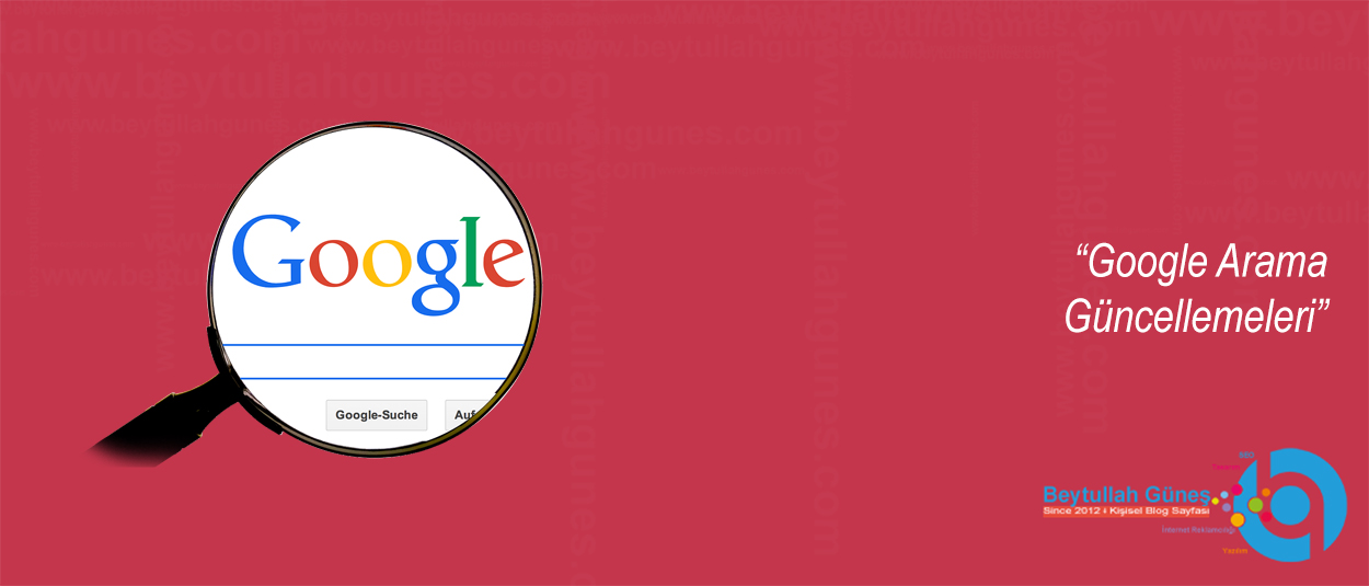 Google Arama Güncellemeleri