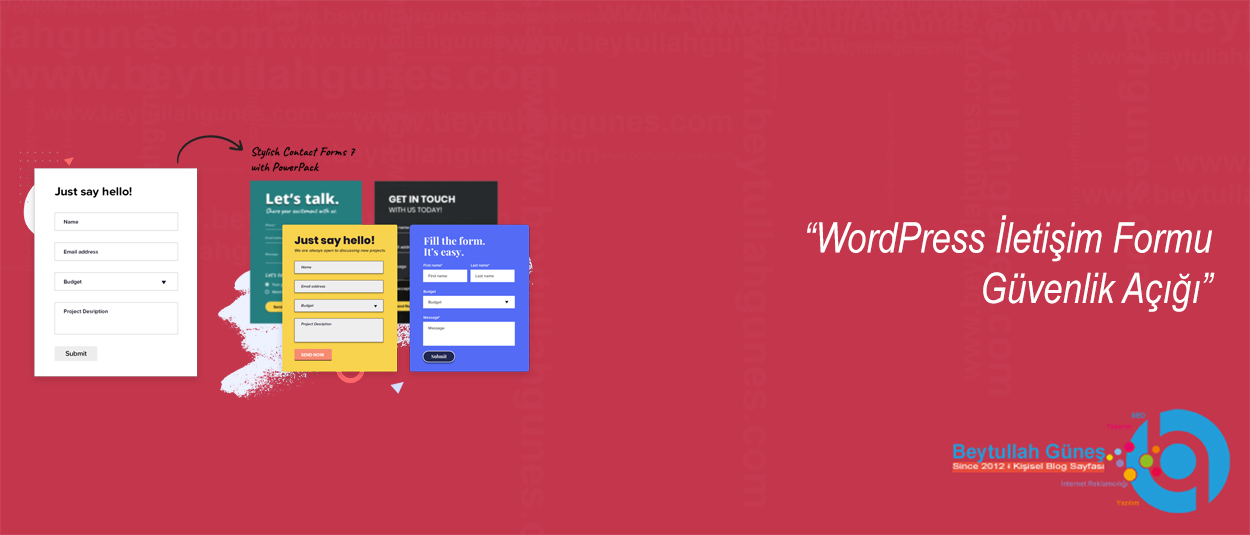 WordPress İletişim Formu Güvenlik Açığı