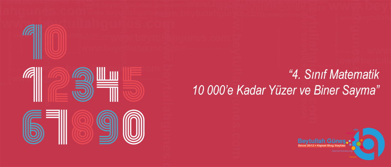 4. Sınıf Matematik 10 000’e Kadar Yüzer ve Biner Sayma