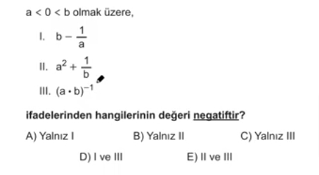 TYT Matematik Tek - Çift Sayılar Soru 7