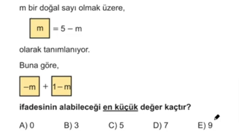 TYT Matematik Temel Kavramlar Soru 12