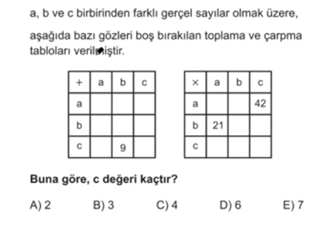 TYT Matematik Temel Kavramlar Soru 8