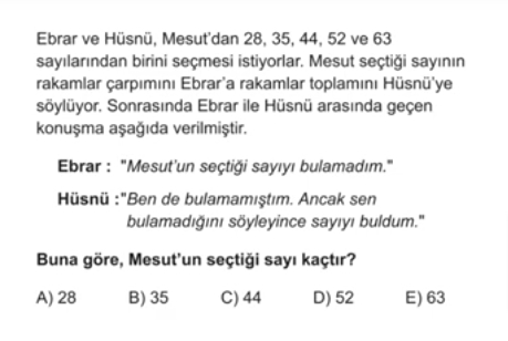 TYT Matematik Temel Kavramlar Soru 9